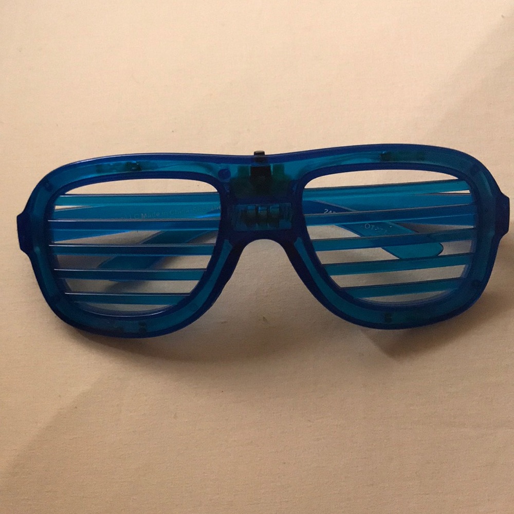 Blue Shutter Shades